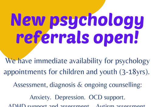New Year, new psychology appointments open!